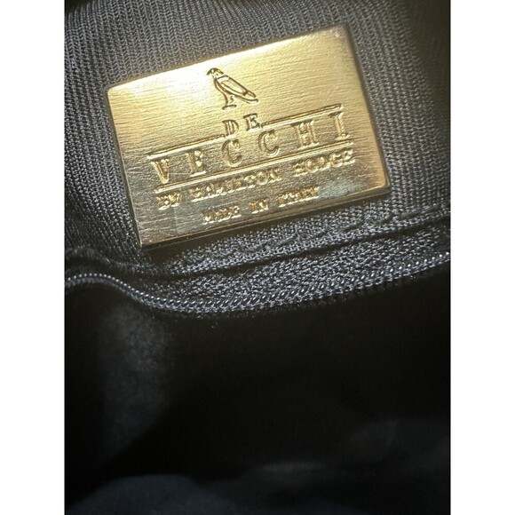 De Vecchi Hamilton Hodge Large Shoulder Bag Woven Leather Handles‎ Made In Italy - Picture 12 of 16